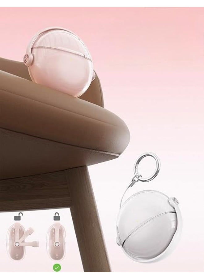 For Huawei FreeBuds 7i Case Silicone Protective Case for Huawei FreeBuds 7i cover with Carabiner Keychain Anti-Lost - Image 2